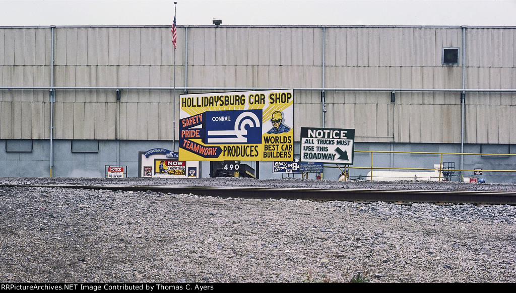 CR Hollidaysburg Car Shop, 1989